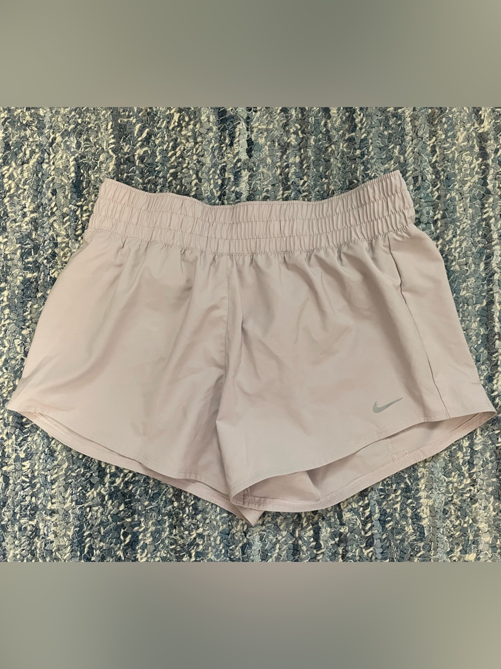 Nike Women's Dri Fit Hight Waisted 3” Pink Athletic Running Shorts